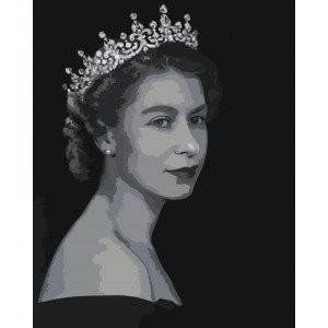 Картина по номерам "Елизавета II"