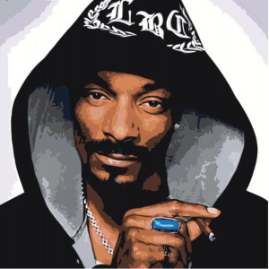 Картина по номерам "Snoop Dogg"