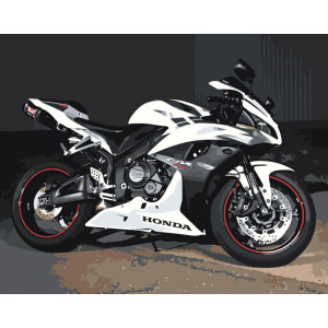 Картина по номерам "Honda Cbr 600Rr"