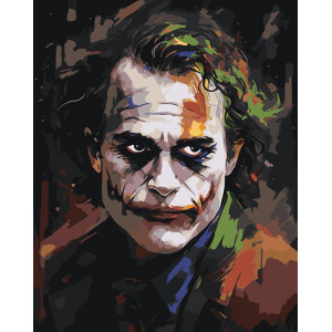 Картина по номерам "Джокер Joker: Хіт Леджер"