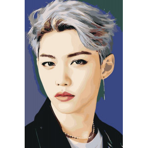 Картина по номерам "Stray Kids Стрей Кидс: Феликс 6"