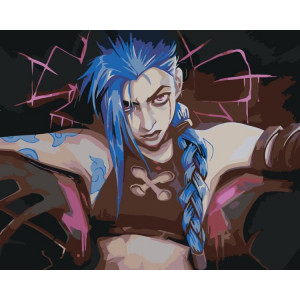 Картина по номерам "League of legends. Аркейн: Джинкс 5"