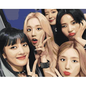 Картина по номерам "KPOP кпоп група GI-dle Джі Айдл"