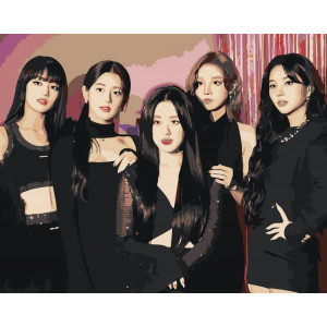 Картина по номерам "KPOP кпоп группа GI-dle Джи Айдл "