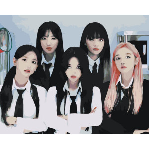 Картина по номерам "KPOP кпоп группа GI-dle Джи Айдл "
