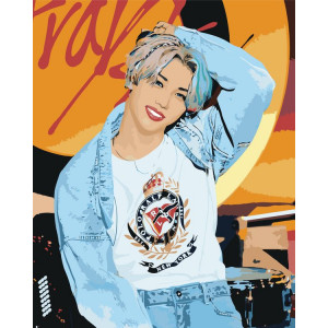 Картина по номерам "Stray Kids Стрей Кидс: Феликс 7"