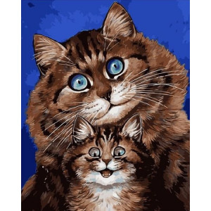 Картина по номерам "Коти"
