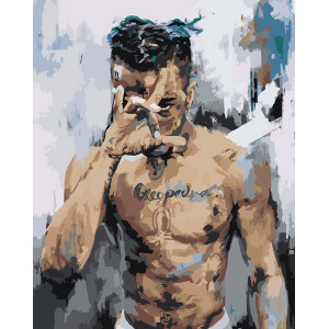 Картина по номерам "XXXTENTACION 6"