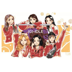 Картина по номерам "K-POP группа (G)I-dle Джи Айдл: Аниме арт"