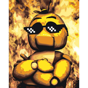 Картина по номерам "Фнаф Five nights at Freddy's Цыпа "