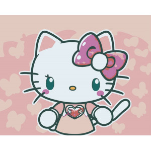 Картина по номерам "Аніме Hello Kitty Хеллоу Кітті"