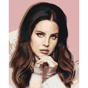 Картина по номерам "Lana Del Rey Лана Дель Рей 3"