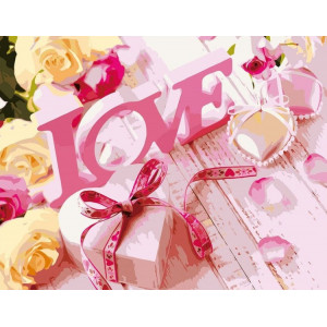 Картина по номерам "Love"