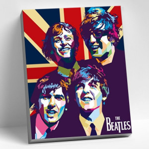 Картина по номерам "The Beatles"