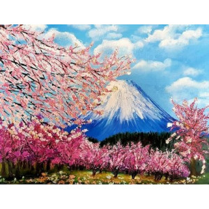 Картина по номерам "Весна в Японии"