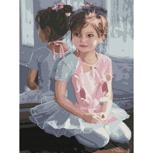 Картина по номерам "Маленька балеринка"