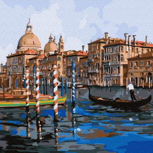Картина по номерам "Каналы Венеции"