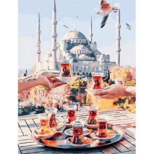 Картина по номерам "Чаепитие в Стамбуле"