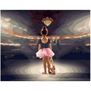 Картина по номерам "Юна балерина"