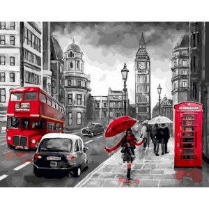 Картина по номерам "Ветреный Лондон"