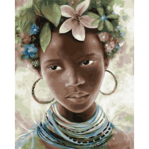 Картина по номерам "Африканские украшения"