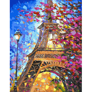 Картина по номерам "Краски весенненого Парижа"