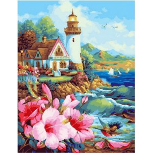 Картина по номерам "Весенний маяк"