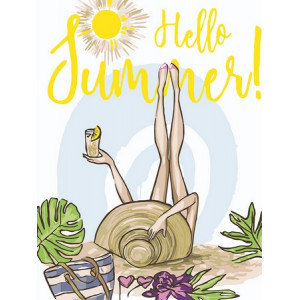 Картина по номерам "Привет,лето!"