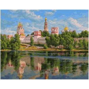 Картина по номерам "Новодевичий монастырь (Басов Сергей)"
