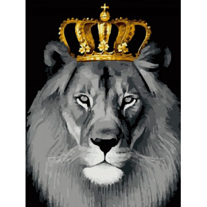 Картина по номерам "Король лев"