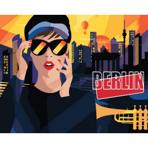 Картина по номерам "Берлин. Ночная жизнь"