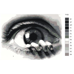 Картина по номерам "Глаза-наши руки"