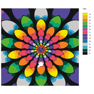 Картина по номерам "за номерами Т282 Калейдоскоп"