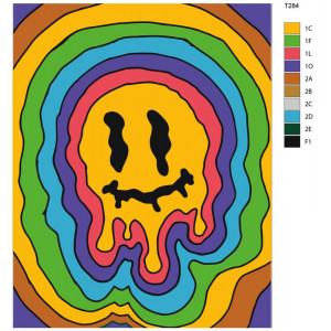 Картина по номерам "Смайл"