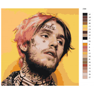 Картина по номерам "Lil peep"