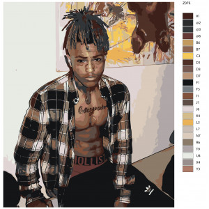 Картина по номерам "XXXTentacion"