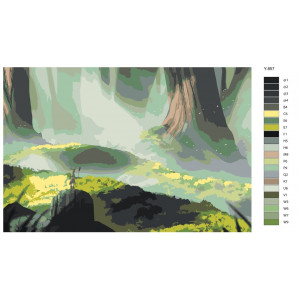 Картина по номерам "Казковий ліс"