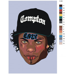 Картина по номерам "Eazy-E"