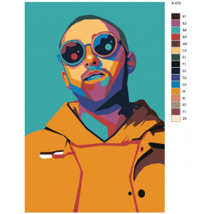 Картина по номерам "Mac Miller"