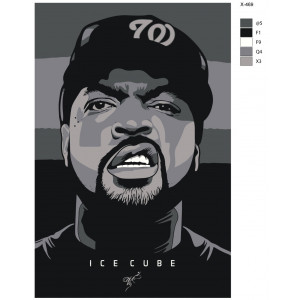 Картина по номерам "Ice Cube"