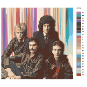 Картина по номерам "Рок-группа Queen"