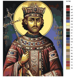 Картина по номерам "Константин Великий"