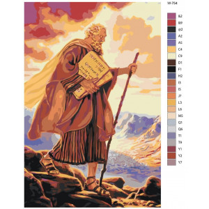 Картина по номерам "Мойсей"