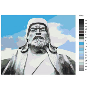 Картина по номерам "Чингисхан"
