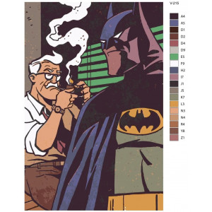 Картина по номерам "Бэтмен. Комикс"