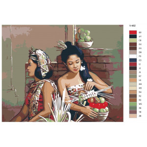 Картина по номерам "Балийские девушки"