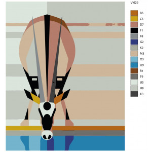 Картина по номерам "Антилопа"