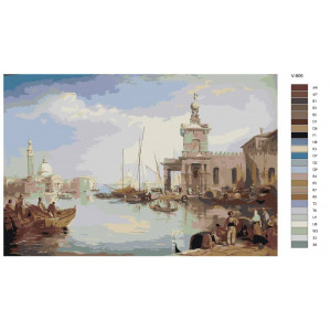 Картина по номерам "Италия. Венеция под голубым небом"