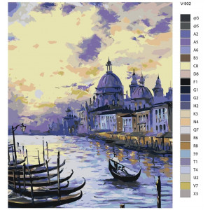 Картина по номерам "Италия. Венеция - прогулка по каналам"