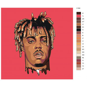 Картина по номерам "Juice WRLD"